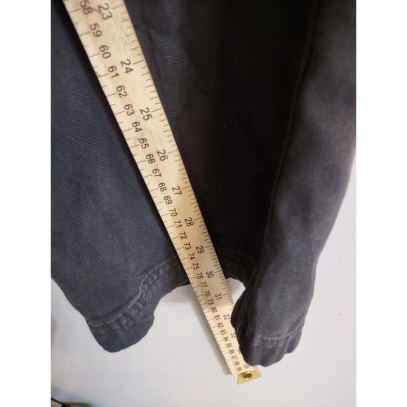 Woolrich Men's 40x30 Solid Gray Straight Leg Chino Pants Flat Front Zip Pockets - Picture 3 of 8